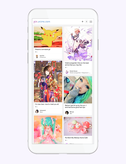 Anime Themed Social Media App